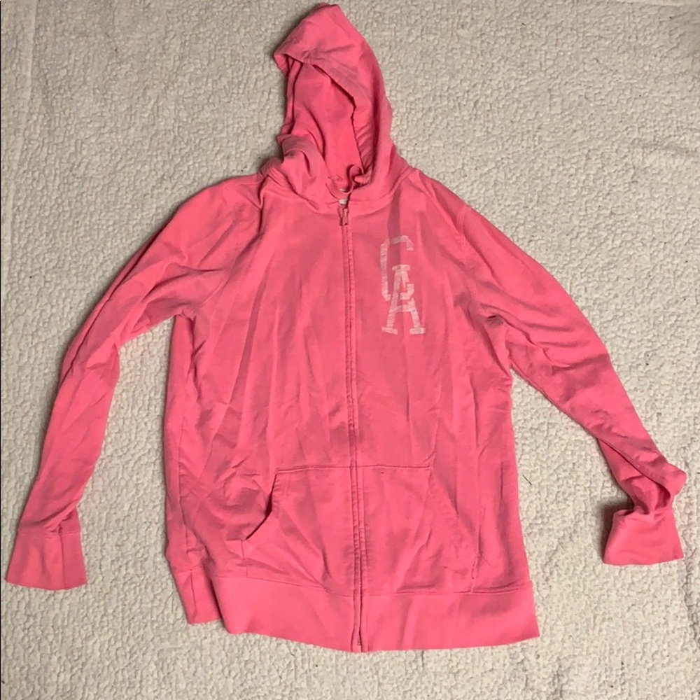 zipped hoodie
